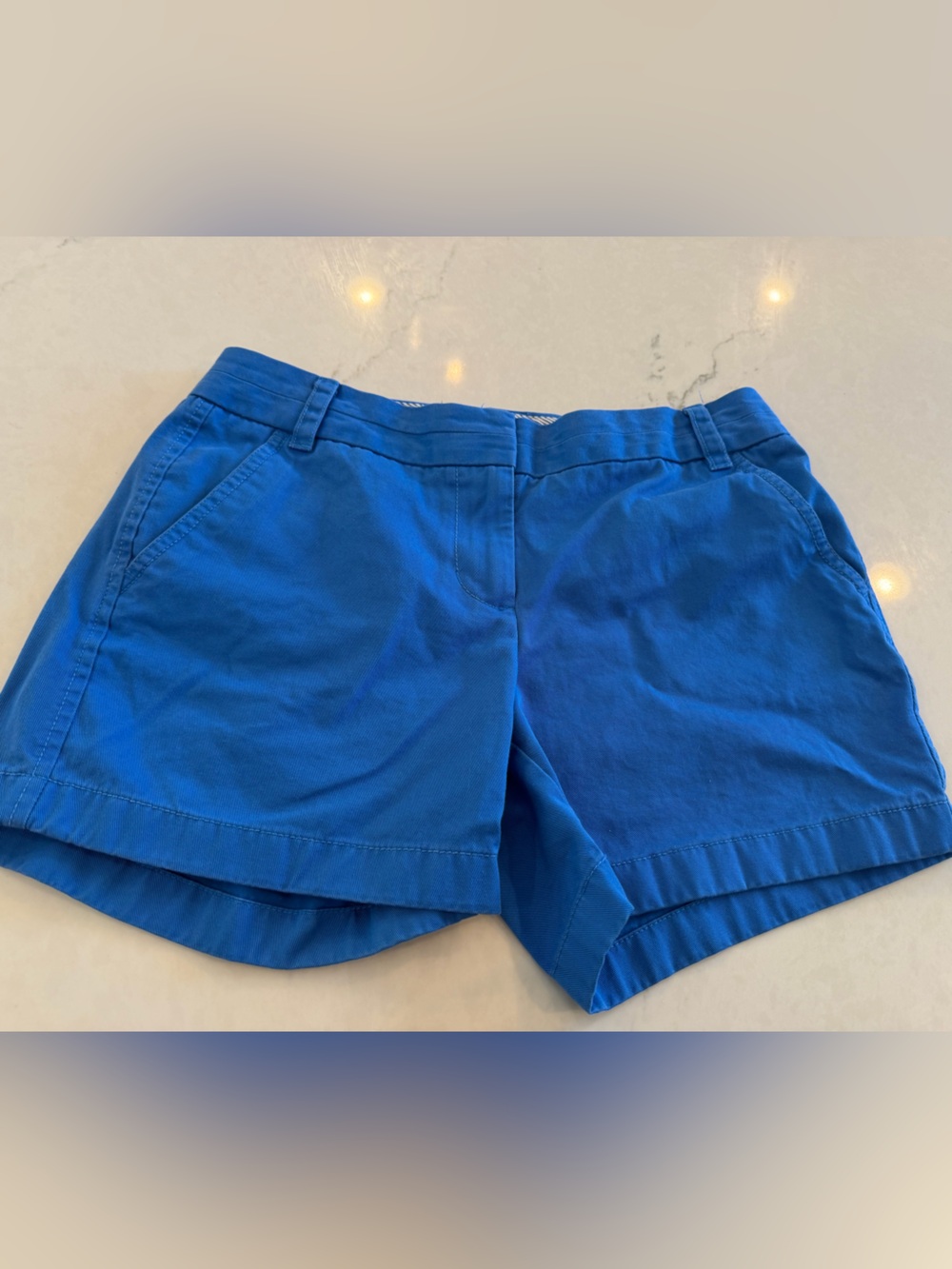 J. Crew Bright Blue Women's Chino Shorts